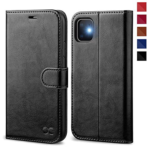 Business Wallet Cover Compatible with iPhone 11 Smartphone Shockproof Leather Flip Case for iPhone 11 